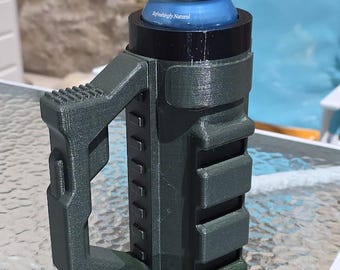 Lizzy's Cruise Cup with tactical reload. Traditional Army green and black.