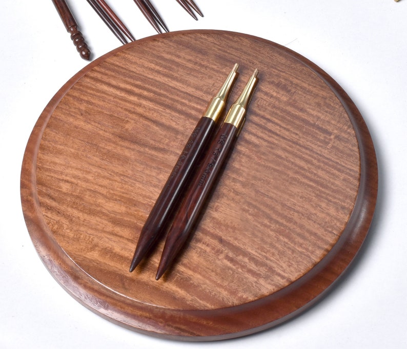 Rosewood Interchangeable Knitting Needles set A best Gift for Her Long & Short Tips image 2