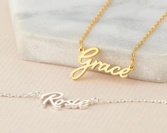 Collier personnalisé en acier inoxydable - collier prénom - idée cadeau personnalisé - cadeau pour elle - bijou personnalisé en acier