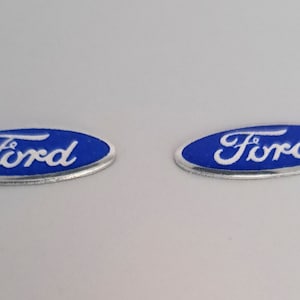 2 x ford 18 mm oval Ersatz Schlüsselanhänger