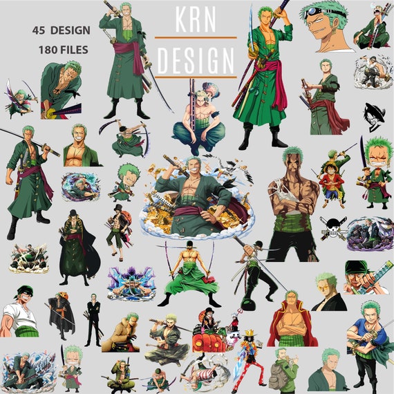 Rorona Zoro Hero Bundle Png-pdf-svg Stickers for Cricut 