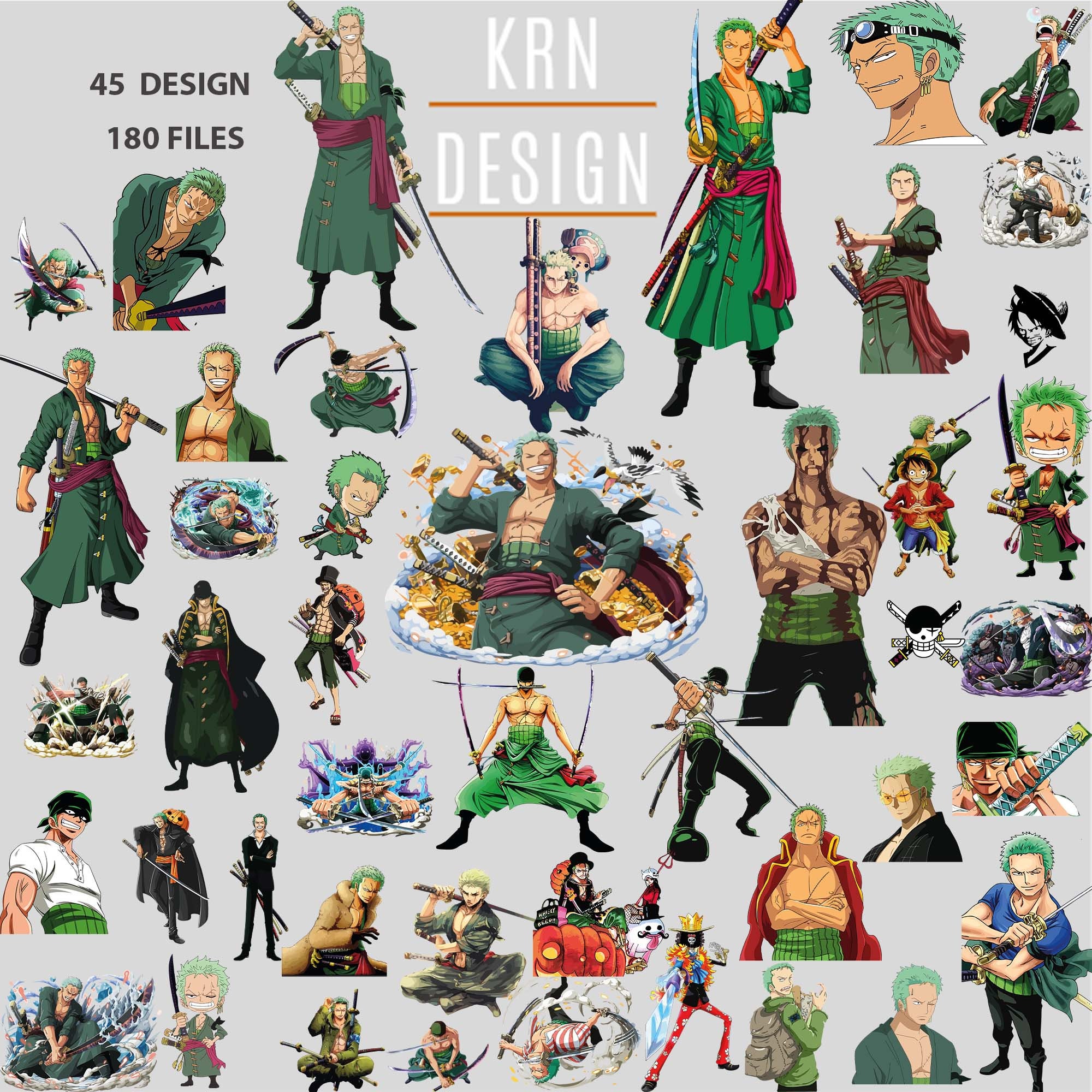 One Piece Roronoa Zoro  Sticker for Sale by DaturaSnake