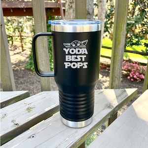 Best Dad in The Galaxy Tumbler, Star Wars Travel Mug, Star Wars Tumbler for Dad