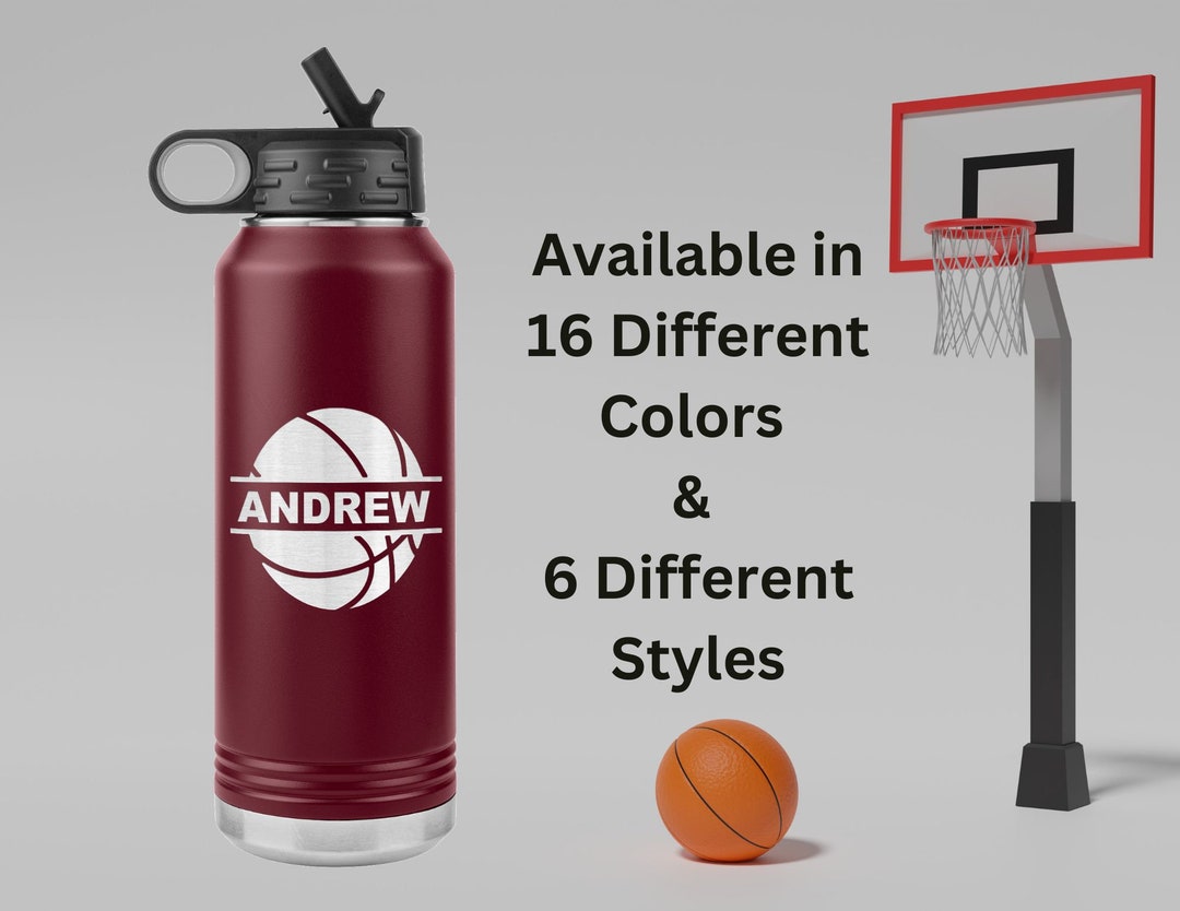 Basketball Water Bottle / Basketball Team Water Bottle / Personalized