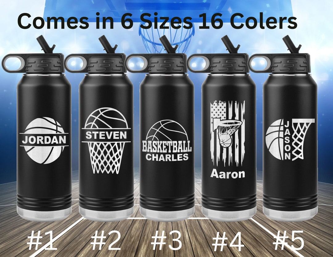 Basketball Water Bottle / Basketball Team Water Bottle / Personalized