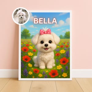 Pixar Inspired Pet Art,Dog Portrait,Pixar Pet Poster,Wall Art for Pet Lovers,Digital Cat Portraits,Wall Art,Custom Gift