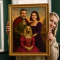 King and Queen Pet Art,Renaissance Dog Portrait from Photo,Royal Pet Portrait,Art Design,Family and pet custom portrait,Digital Design product logo