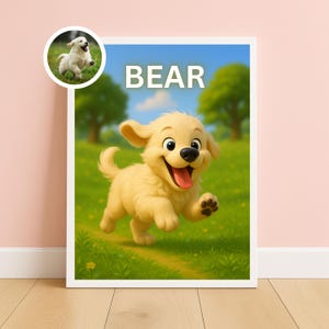 Family Pet Portrait, Cartoon  Drawing, Pixar Pet Art, Printable  Art, Animated Pet Portrait, Digital  Art, Custom Style