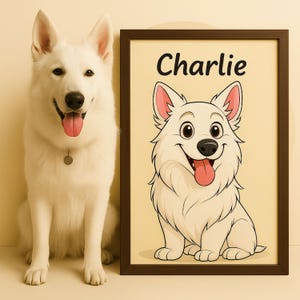 Cartoon Pet Portrait, Custom Cartoon Pet Drawing, Dog & Cat Portrait From Photo,Funny Pet Gift,Personalized Pet Art,Digital Pet Illustration