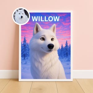 Custom Pixar Pet Portrait,Illustration Art,Custom Pet Cartoon Portrait,Memorial Art,Cartoon Pet,Digital Downloads,Wall Art