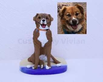 Fully Custom Dog Figurine For All Dog Breeds, Boston Terrier Figurine Custom, Boston Terrier Gifts For Dog Lovers, Personalized Dog Statue