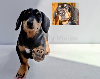 Custom Dog Figure, Dog Sculpture, Dog Memorial Gift, Dog Loss Gift, Custom Pet Gifts, Pet parent gift, Gifts For Pet Lovers, Dog Art For Dad