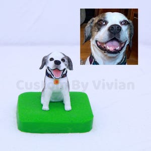 Custom Dog Figurine, Statue, Replica, Figure, Sculpture, Personalzied Puppy Birthday Cake Topper, Dog Loss Memorial Gift, Dog Wedding Gift