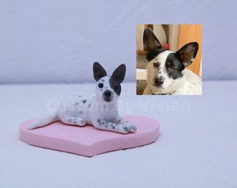Custom Dog Wedding Cake Topper,Personalised Dog Statue Birthday Gift,Pet Anniversary Gift,Cat Cake Decorations,Pet Memorial,Cat Figurines