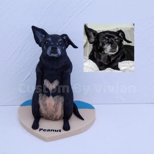 Personalized Custom Dog Wedding Cake Topper, Pet Cake Toppe, Pets Birthday, Cat Cake Topper, Anniversary Pet, Dog Figurines, Dogs Birthday