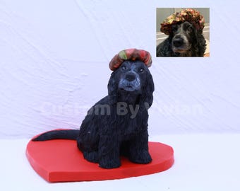 Custom Dog Figurine, Dog Statue, Dog Memorial Gift, Dog Loss Gift, Dog Cake Topper, Pet Parents gift, Gift For Dog Lover, Dog Dad Mom Gifts