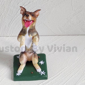 Custom Dog Dog Cake Topper, Personalized Dog Memorial Gift, Custom Dog Sculpture,  Dog Loss Gift, Gifts For Dog Lovers, Dog Mom Gift