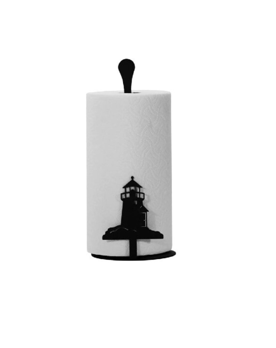Lighthouse Paper Towel Holder Lighthouse Kitchen Decor Etsy