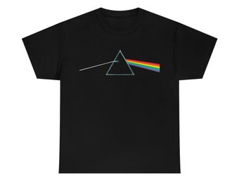 Pink Floyd Classic DSOTM Unisex Heavy Cotton Tee T-Shirt