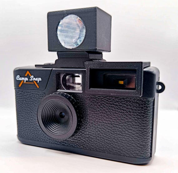 CampSnap Waist Level Viewfinder V2: Retro 3D Printed Camera Framing Tool