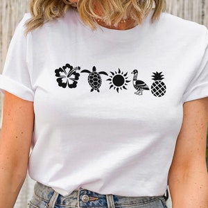 Hawaiian Bride Shirt, Hawaii Hibiscus T Shirt, Cute Hawaii State Shirt, Ladies Turtle Hawaiian Shirt, Cute Turtle Shirt, Sweat Beach Shirt