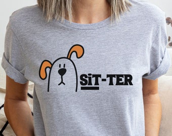 Dog Sitter T shirt, Dog Sitter Shirt, Dog Person Shirt, Dog Theme Shirt, Dog People Shirt, Cute Puppy Shirt, Kreandolux