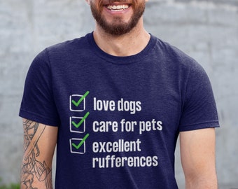 Dog Sitter T shirt, Check-Mark Shirt, Dog Sitter Shirt, Dog Person Shirt, Dog Theme Shirt, Dog People Shirt, Kreandolux