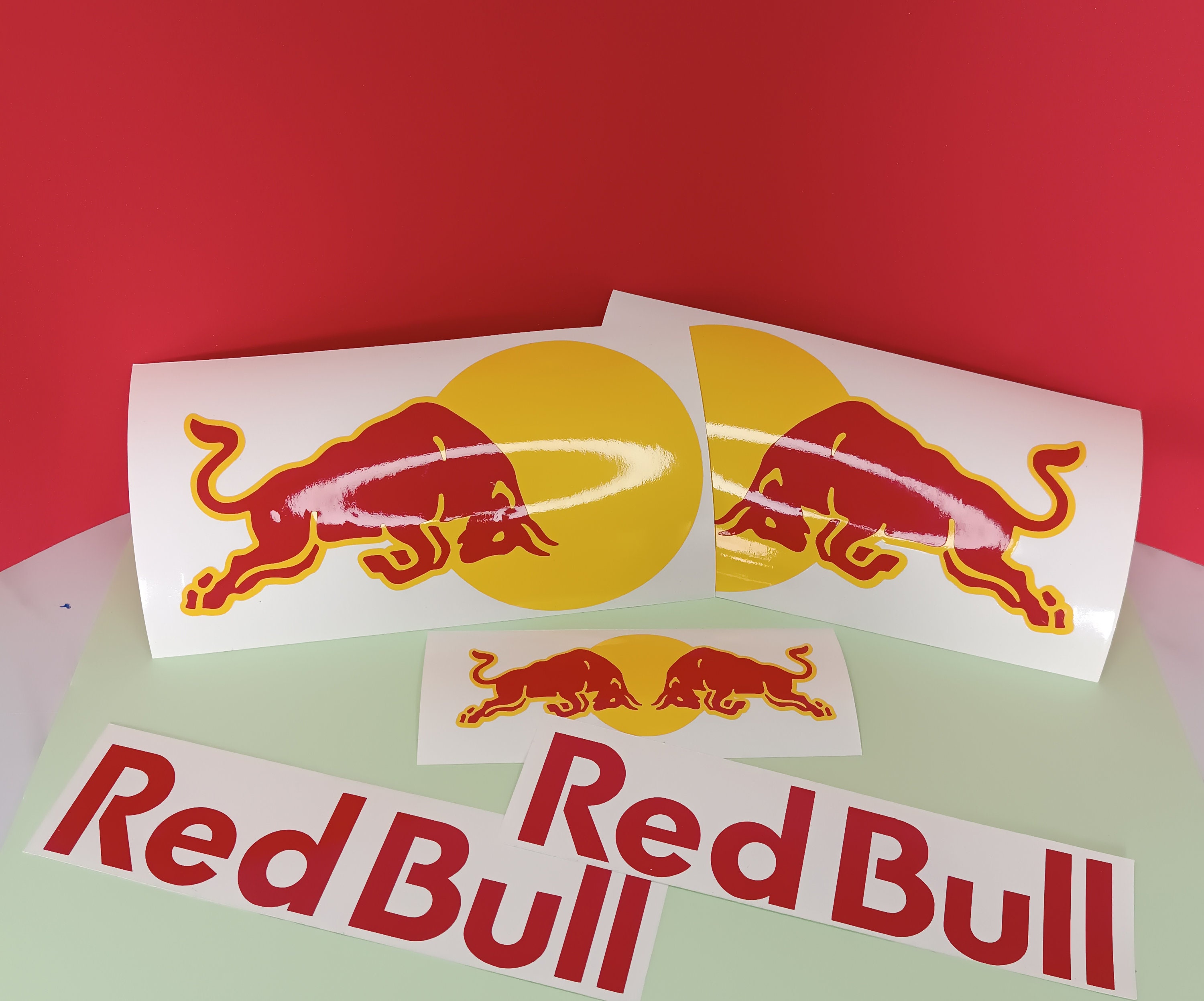 Kit adesivi Red Bull per casco Troy Lee Design