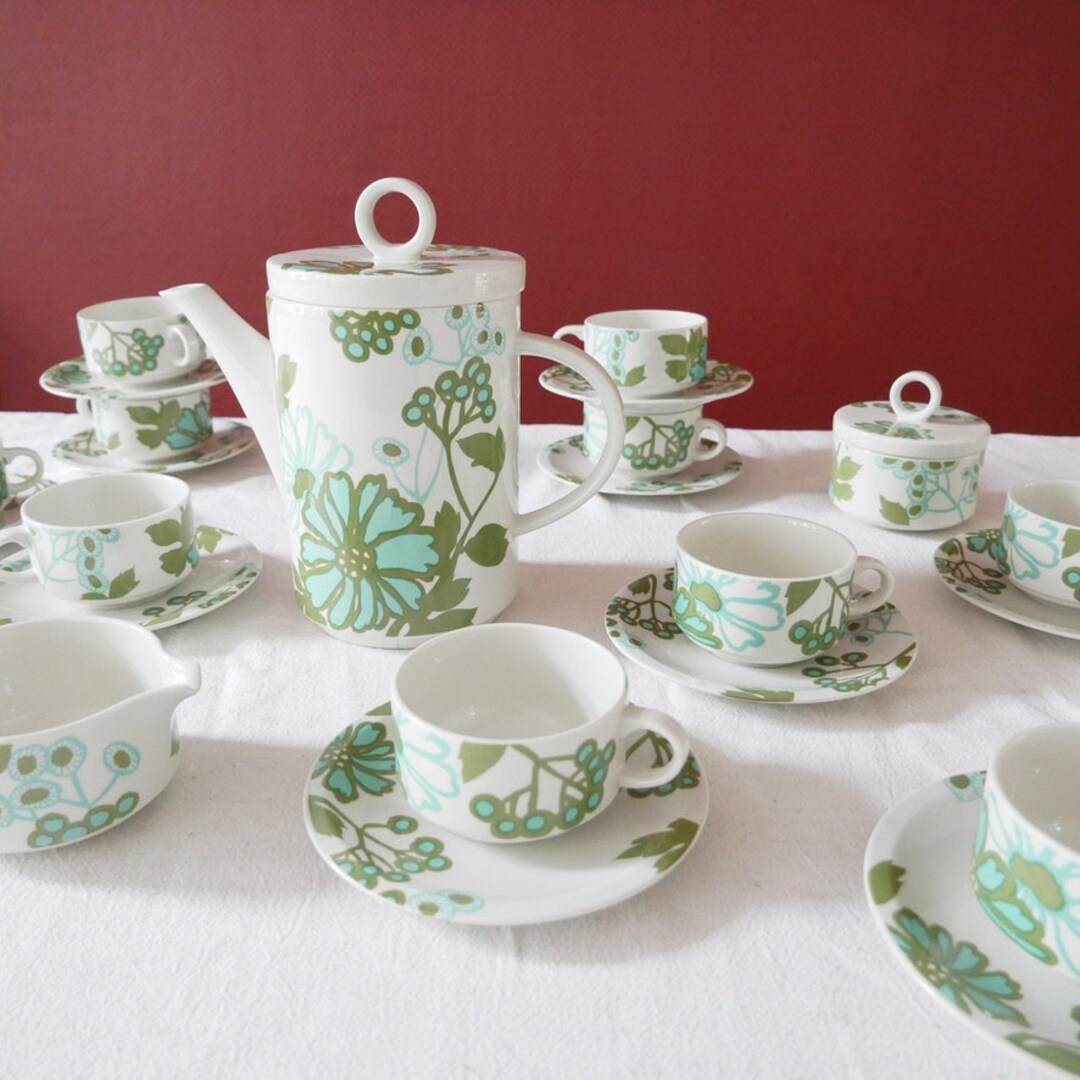 Vintage Villeroy & Boch Coffee Service Scarlett Model C - Etsy