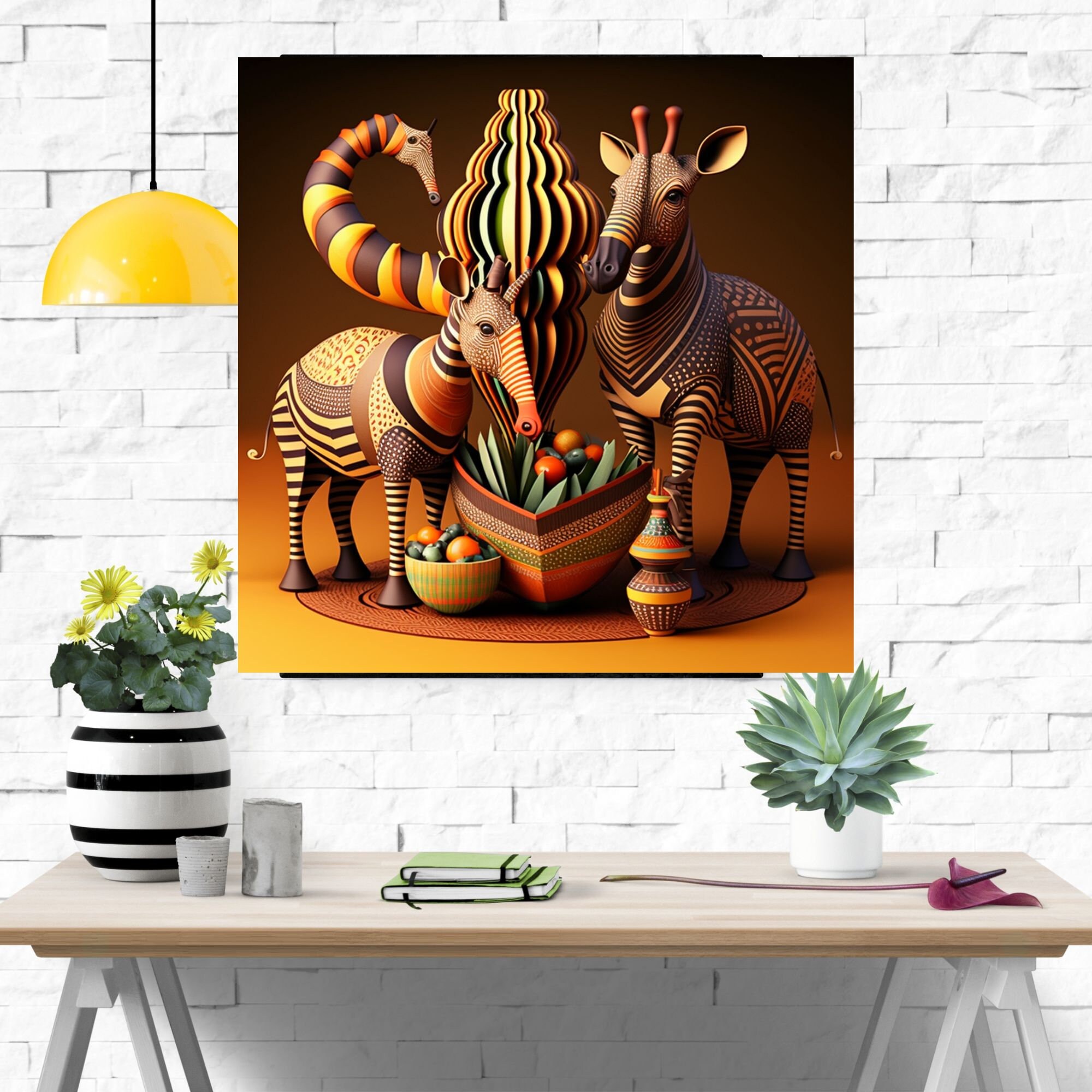 African Animals Poster Art - Etsy