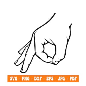 Juego de círculos Gotcha Hand SVG PNG DXF, imágenes prediseñadas, archivos para Cricut, archivos de corte para Silhouette, vector, calcomanía, vinilo, descarga digital