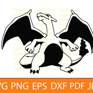 Charizard SVG PNG DXF