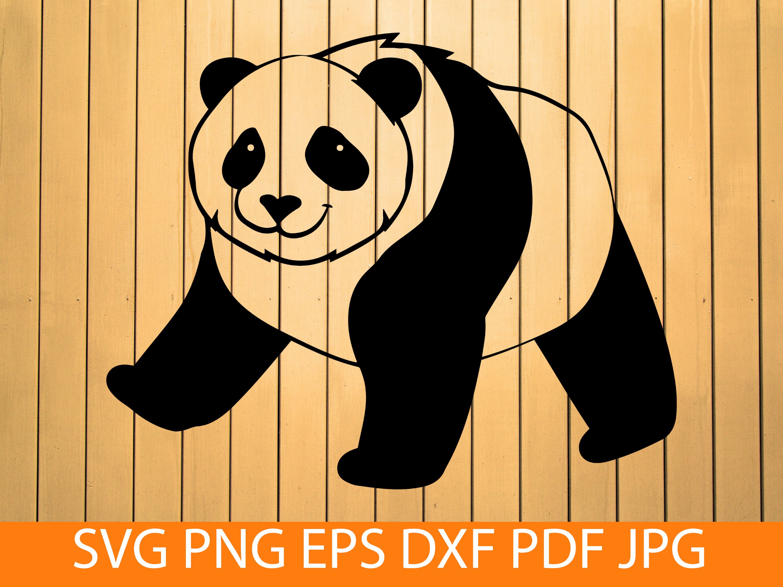 Panda SVG PNG DXF Cute Panda Svg Panda Clipart Panda Files - Etsy Israel
