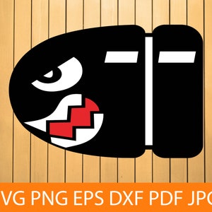 Bullet Bill SVG PNG DXF