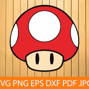 Super Pilz SVG PNG DXF