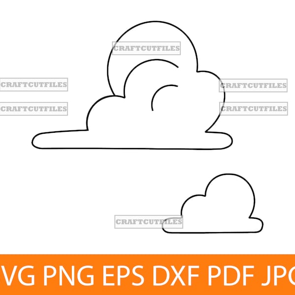 Toy Story Cloud Stencils Etsy