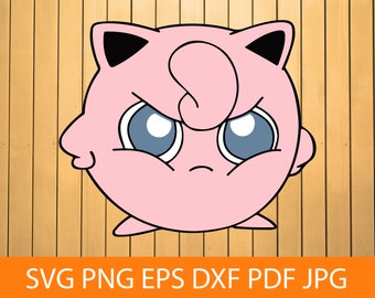 Pummeluff #2 SVG PNG DXF, Pummeluff Dateien für Cricut, Pummeluff Schnittdateien für Silhouette, Vektor