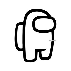 Onder ons SVG DXF PNG, onder ons T-shirt Svg, onder ons digitale download, onder ons Sus, onder ons sticker, onder ons clipart, gesneden bestanden voor de Cricut
