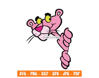ピンクパンサー - #1 svg、png、pdf、dxf - Etsy 日本
