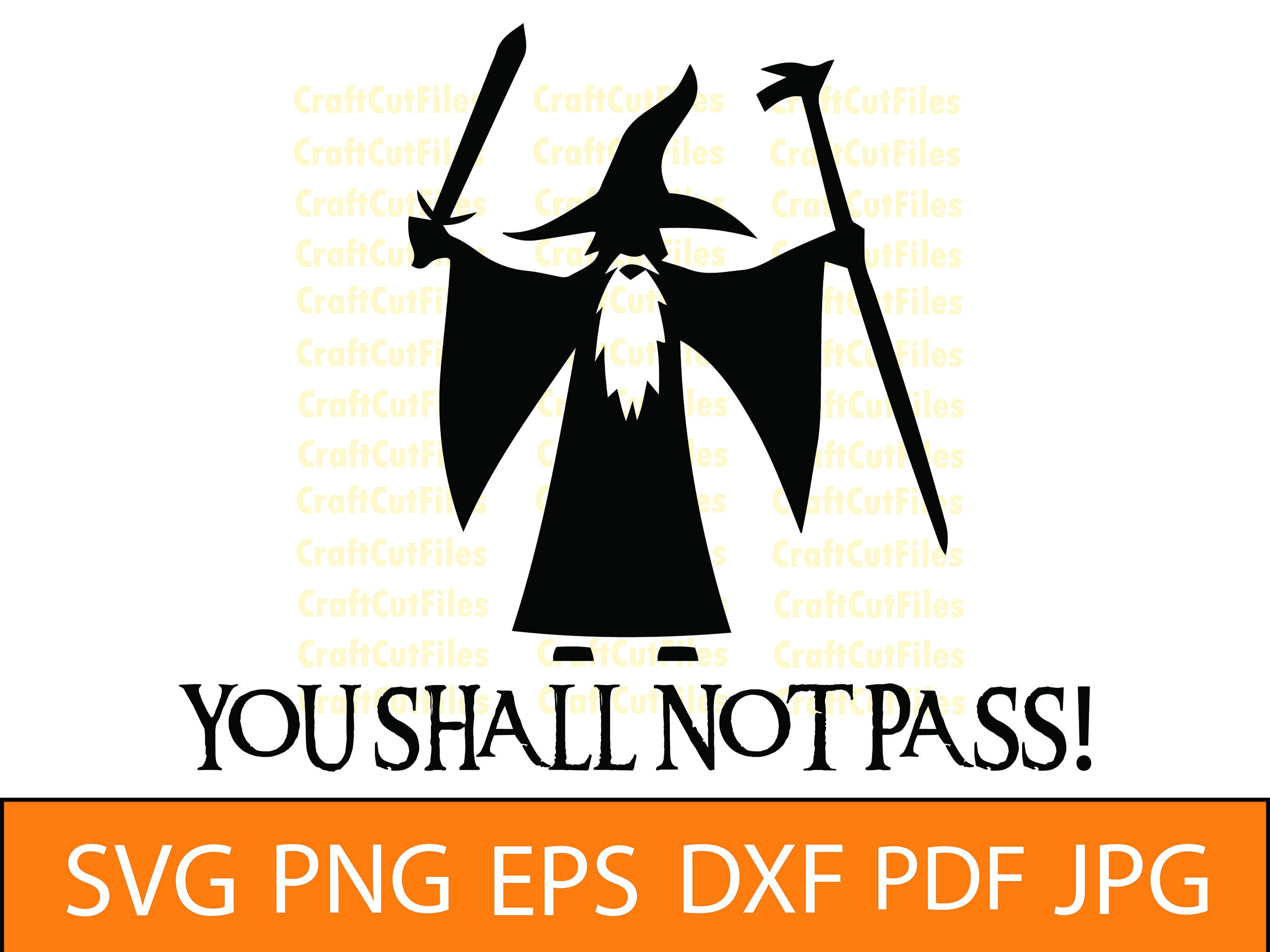 You Shall Not Pass - Etsy, image size:2700x2025
