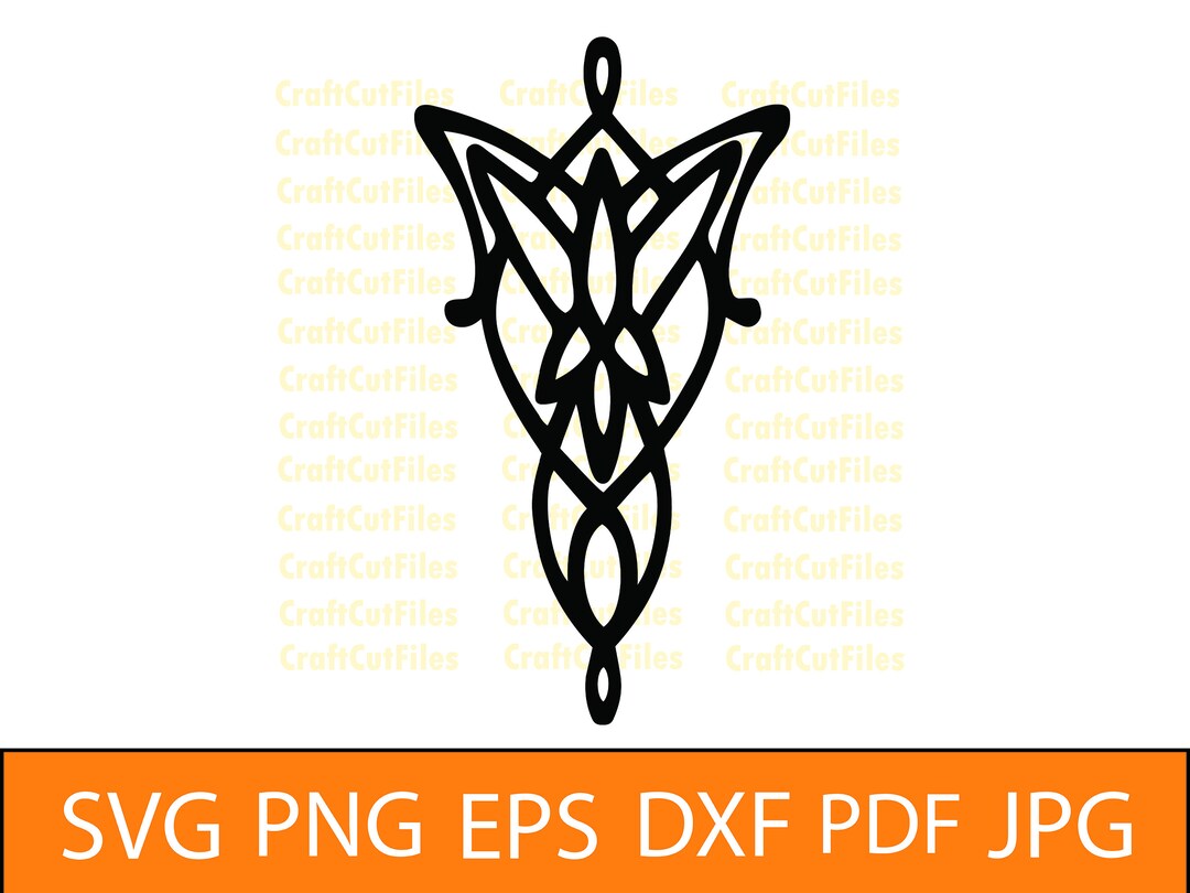 Elf Symbol SVG Elvish Svg Elf Symbol Clipart Elf Symbol Etsy