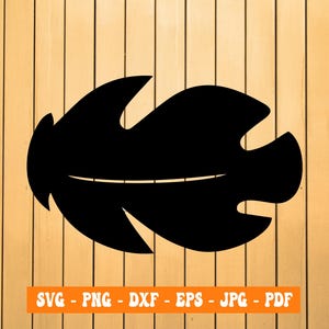 Lilo Hawaii-Blatt # 2 SVG PNG DXF, Lilo und Stitch SVG, Clipart, Dateien für Cricut, Schnittdateien für Silhouette, Eps, Vektor, Druckdateien