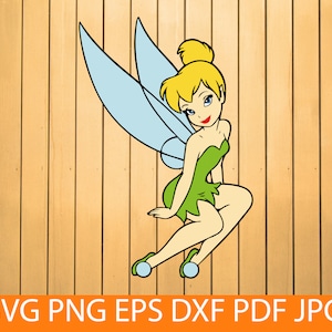 Tinkerbell SVG, Tink SVG, Peter Pan SVG, Tinkerbell Clipart, Tinkerbell Files For Cricut, Tinkerbell Cut Files For Silhouette, Png, Vector