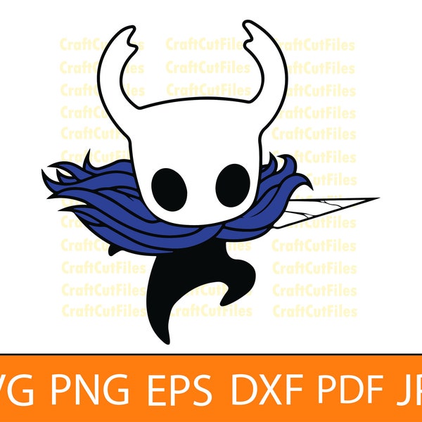 Hollow Knight SVG, Hollow Knight Clipart, Hollow Knight PNG, Hollow Knight Cricut Cut Files For Crafters, Print Files, Dxf, Vector, Eps, Pdf