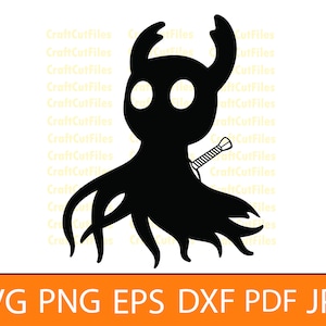 Hollow Knight +2 SVG, Hollow Knight Clipart, Hollow Knight PNG, Hollow Knight Cricut Cut Files For Crafters, Print Files, Dxf, Vector, Pdf