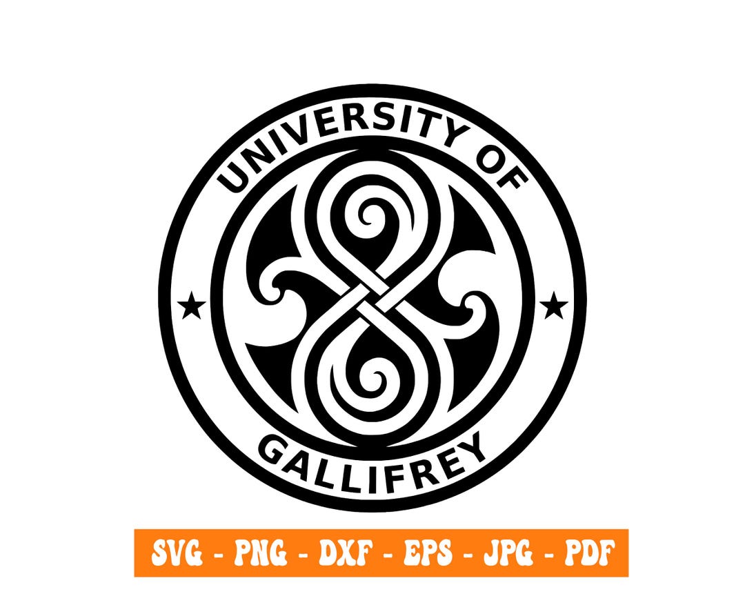ガリフレイ大学 SVG DXF PNG、ドクター・フー  SVG、クリップアート、クリカット用ファイル、シルエット用カットファイル、ベクター、レーザーカット、デジタルダウンロード - Etsy 日本, image size:1080x864
