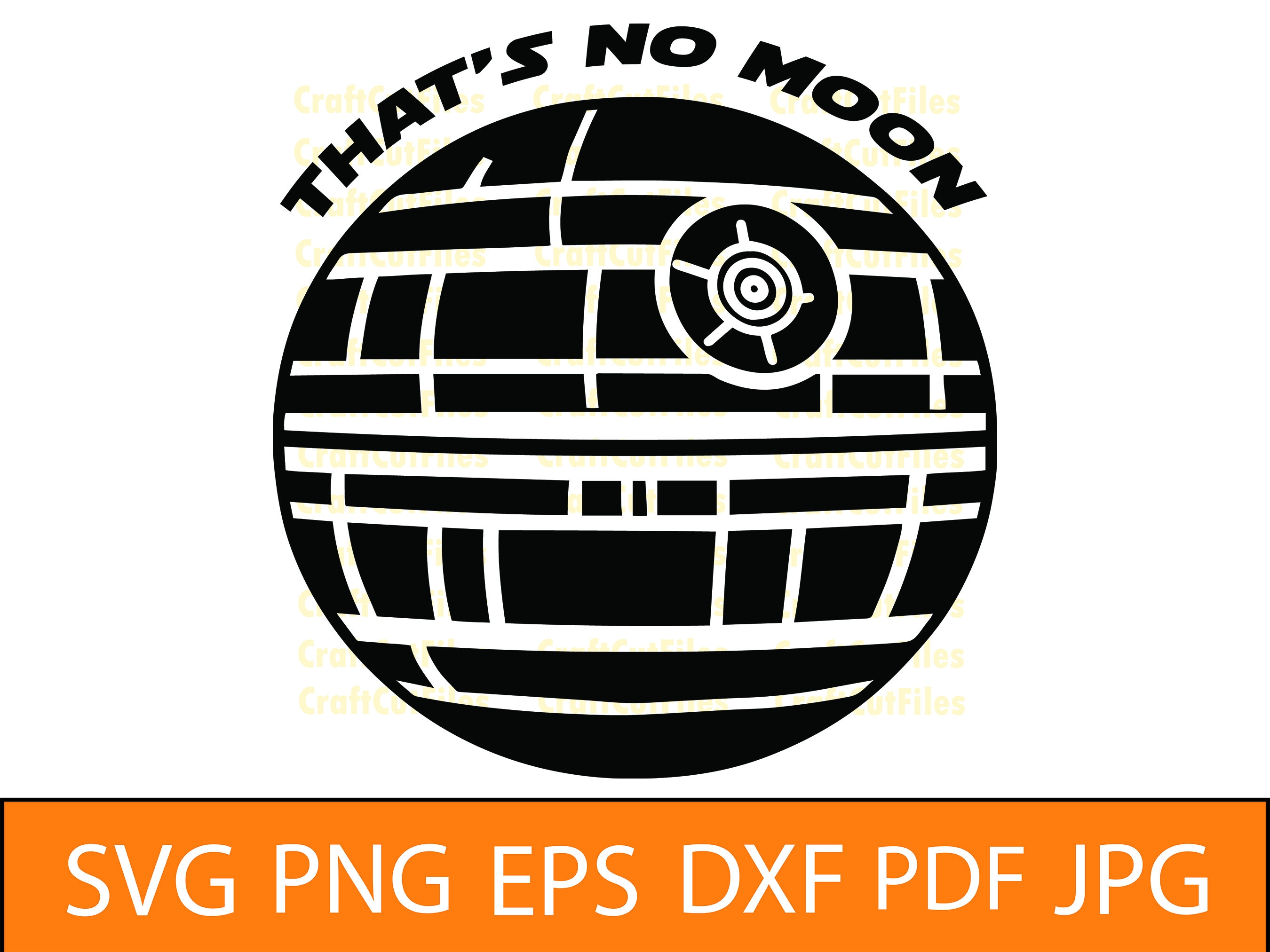 That's No Moon Death Star Clipart Svg Files Cut Files Etsy México