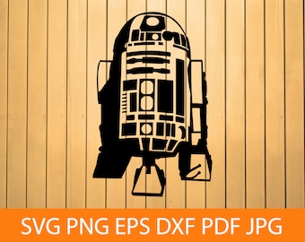 R2-D2 SVG, R2D2 SVG, Star Wars Svg, R2D2 Clipart, R2D2 Files