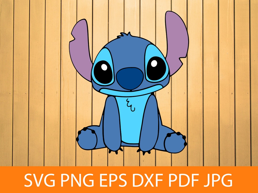Stitch 2 SVG PNG DXF, Stitch Clipart, Stitch Files for Cricut, Stitch