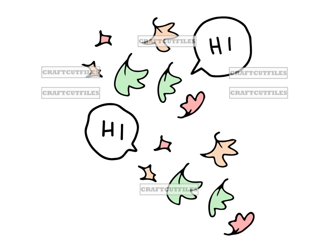 Heartstopper Leaves 2 SVG PNG Pdf Hi Leaves SVG Clipart Etsy